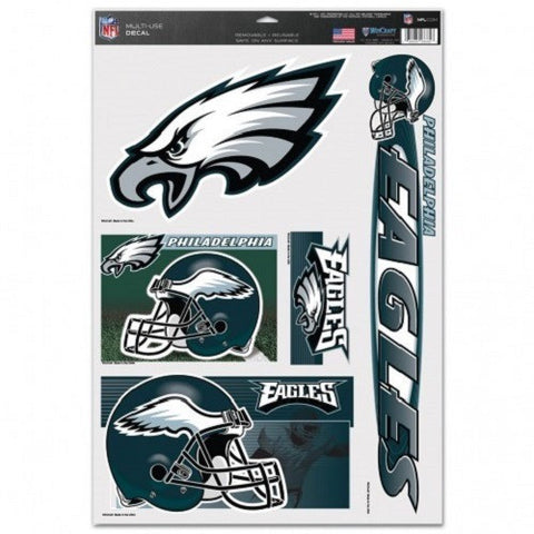 NFL Philadelphia Eagles Ultra Decals Set of 5 By WINCRAFT