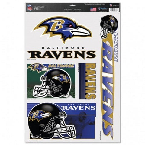NFL Baltimore Ravens Ultra Decals Set of 5 By WINCRAFT