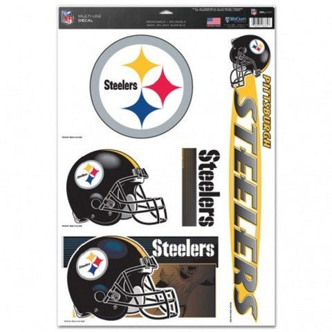 NFL Pittsburgh Steelers Ultra Decals Set of 5 By WINCRAFT