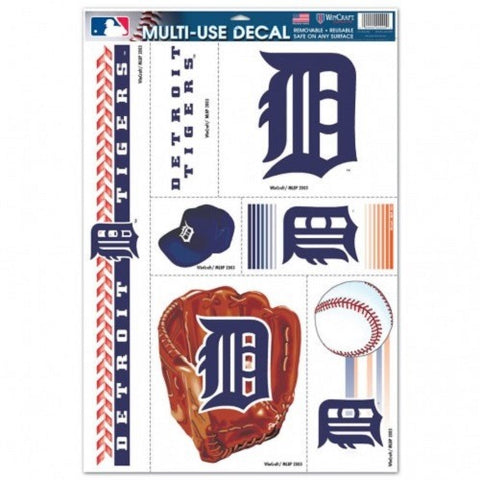 MLB Detroit Tigers Ultra Decals Set of 7 By WinCraft