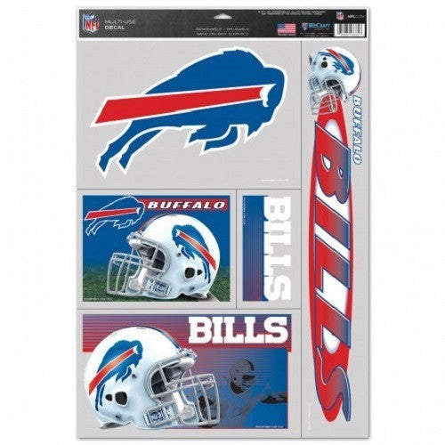 NFL Buffalo Bills Ultra Decals Set of 5 By WINCRAFT