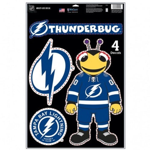 NHL Tampa Bay Lightning Ultra Decals Set of 4 By WINCRAFT