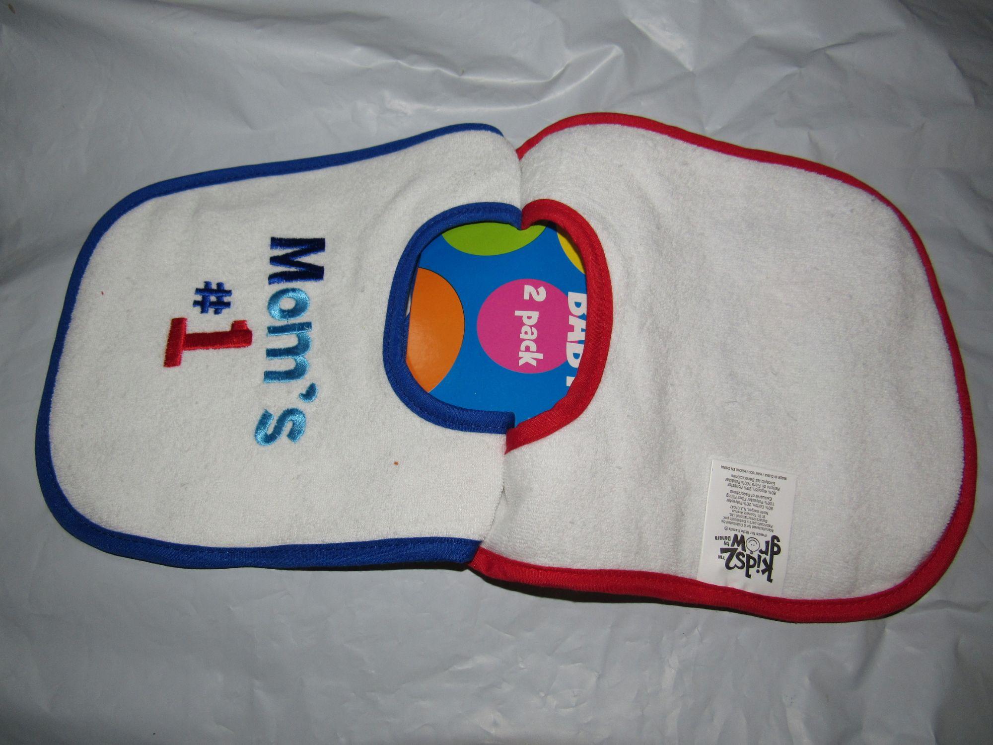 Baby Bibs Mommy’s Boy and Mom’s #1 by Kids 2 Grow