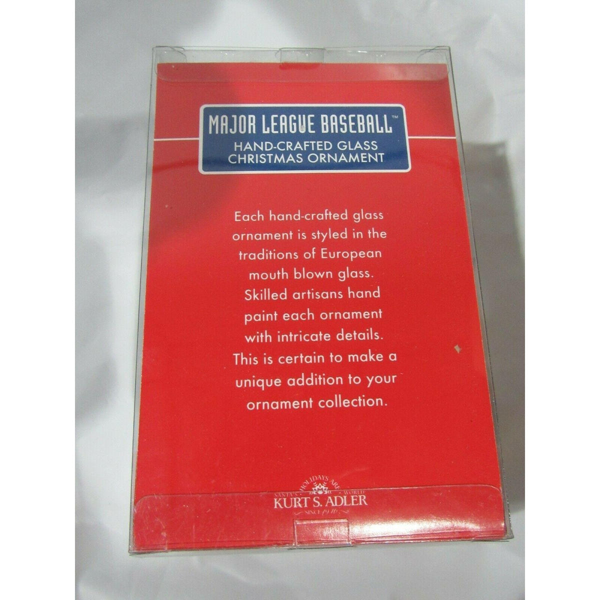 Kurt S. Adler Los Angeles Dodgers Glass Hoodie Sweatshirt Ornament 4.5″x3.5″x2″