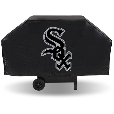 MLB Chicago White Sox 68 Inch Red Vinyl Economy Gas / Charcoal Grill Cover