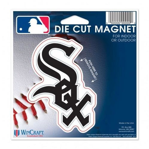 MLB Chicago White Sox Logo 4 inch Auto Magnet by WinCraft