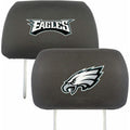 NFL Philadelphia Eagles Embroidered Logo Headrest Covers Set of 2 by Fanmats