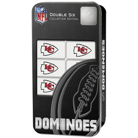 NFL Kansas City Chiefs White Dominoes Game by Masterpieces Puzzles Co