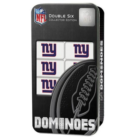 NFL New York Giants White Dominoes Game by Masterpieces Puzzles Co