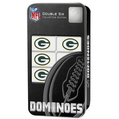 NFL Green Bay Packers White Dominoes Game by Masterpieces Puzzles