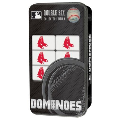 MLB Boston Red Sox White Dominoes Game by Masterpieces Puzzles